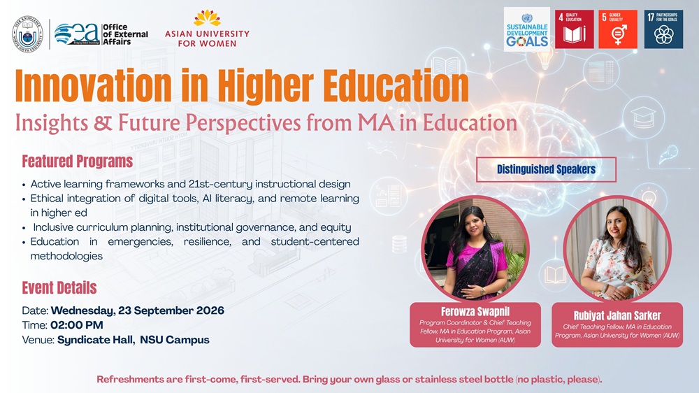 Innovation in Higher Education – Insights & Future Perspectives from MA in Education