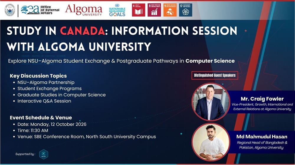 Study in Canada: Information Session with Algoma University